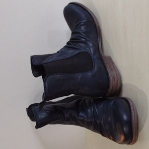 Miz Mooz Navy Chelsea Boots